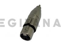 Egitana Rca macho - Xlr fêmea Adaptador Egitana Rca macho - Xlr fêmea Adaptador